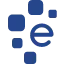 Blue Experian logo icon.